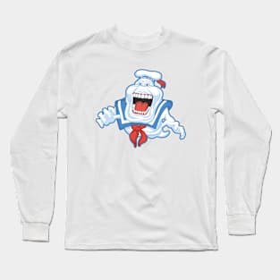 Ghostbusters Stay Puft Marshmallow Slimer Long Sleeve T-Shirt